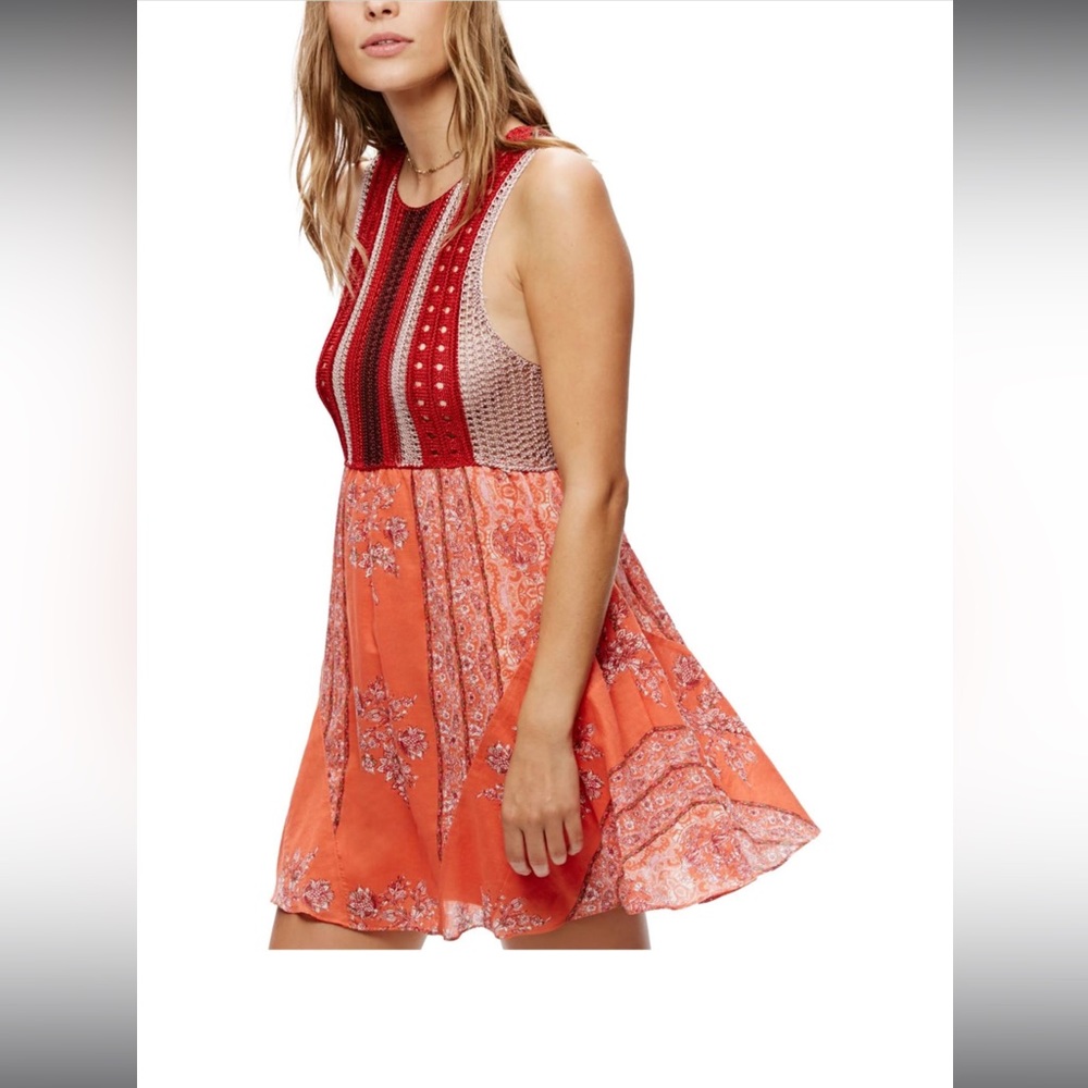 Free People Women Katies Crochet A-line Dress